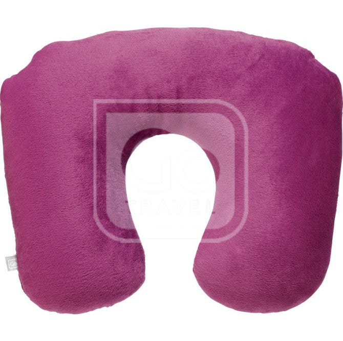 Go Travel Pillow Duo - Ultra Soft Memory Foam Neck Pillow for Airplane, Car & Office - Perfect for Travel, Long Flights & Work Comfort