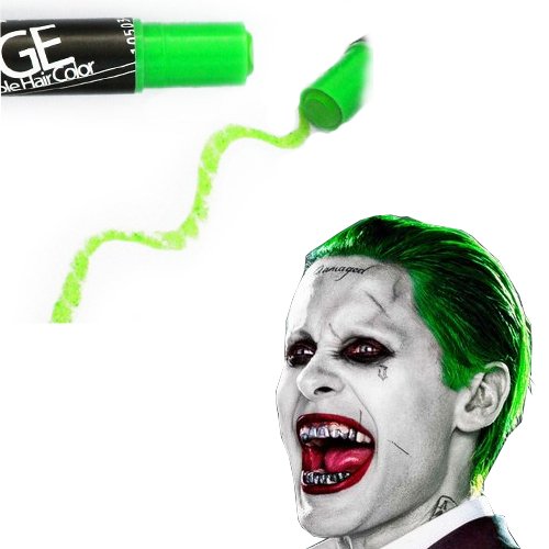 Neon Green Hair Chalk - Temporary & Blendable Hair Color for Vibrant Looks | Perfect for Parties, Festivals & Costume Makeup