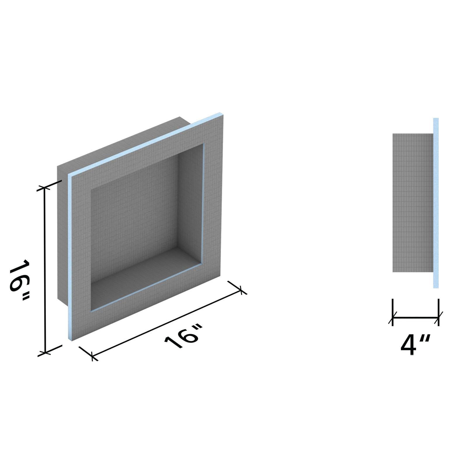 Premium Wedi Shower Niches - 16
