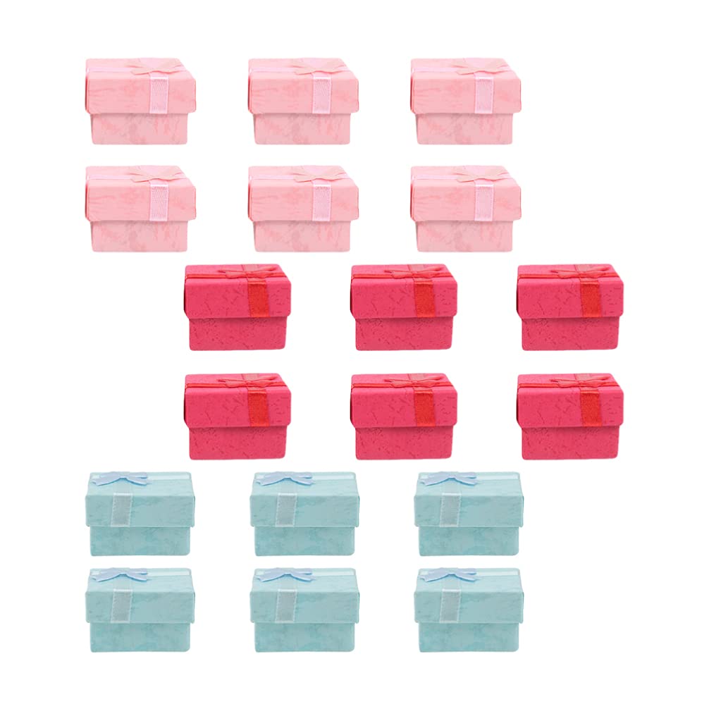 Angoily 36-Piece Single Slot Ring Box & Ear Stud Storage Case - Jewelry Display Holder for Earrings, Rings, and Studs - Perfect for Wedding Proposals, Ceremonies, and Jewelry Gifts (Great for Bridal Showers, Anniversary Presents & Travel Jewelry Organization)