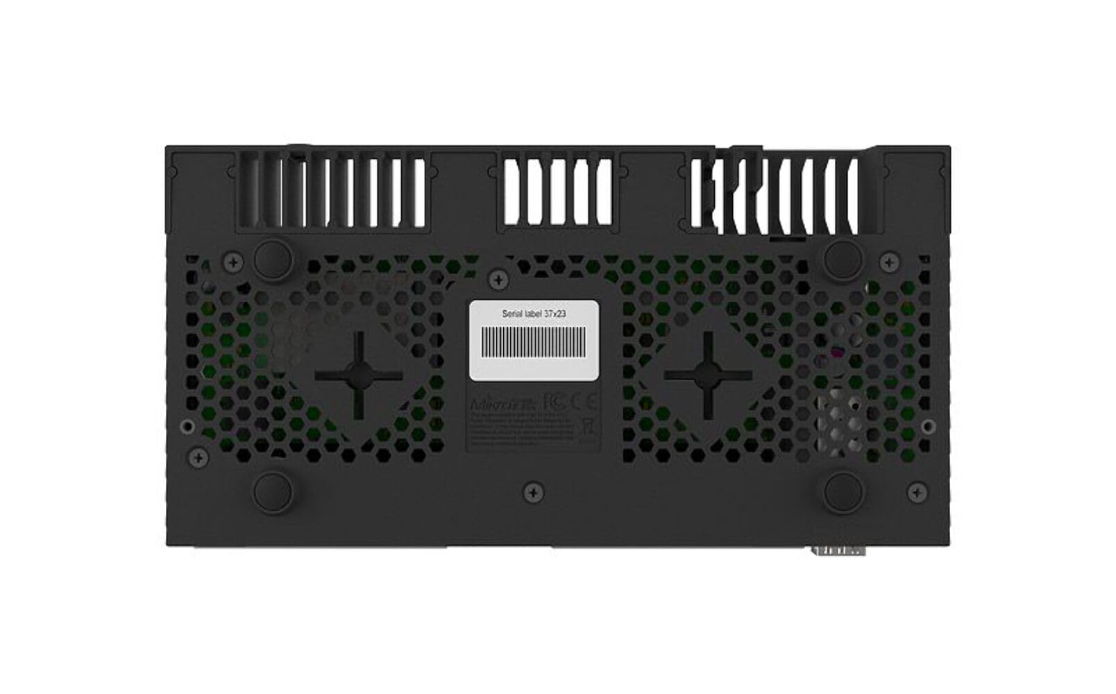 Mikrotik RB4011IGS+RM Gigabit Ethernet Router - 10-Port LAN, High-Speed Wired Network Router for Home & Office - Black | Ideal for Gaming, Streaming & Business Networks