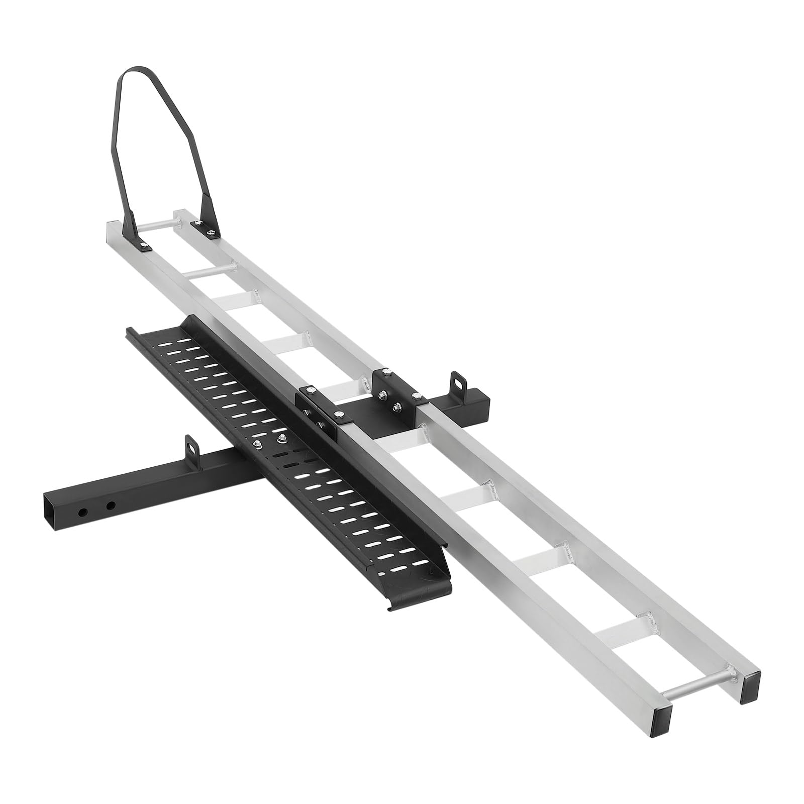 Aluminum Motorcycle Hitch Carrier 400lbs - Folding Bike Rack for Dirt Bikes & Loading Ramp - Perfect for Off-Road Adventures