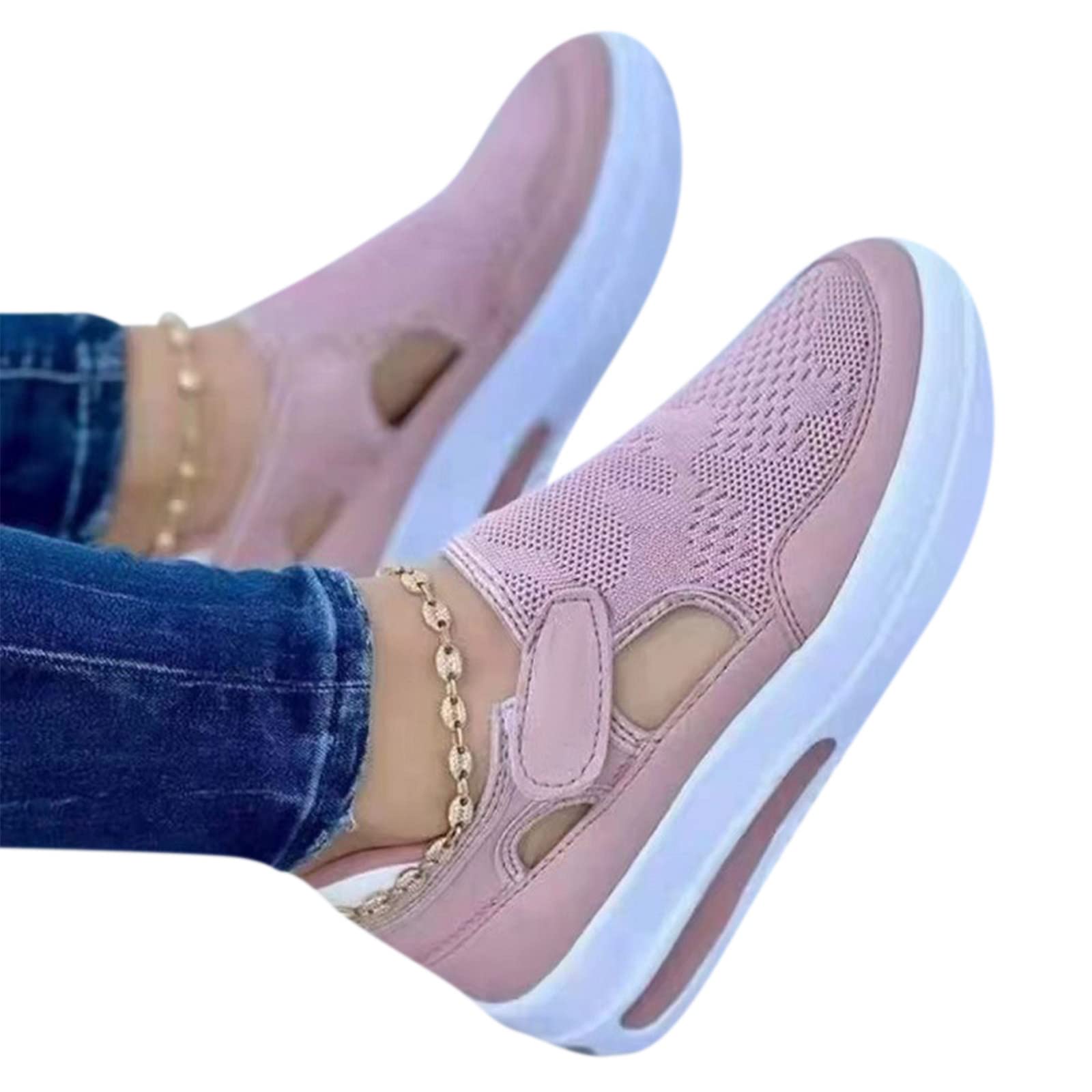 2022 Women's Spring Sneakers - Breathable Casual Mesh Sport Shoes for Running, Walking & Gym Workouts | Lightweight Comfortable Athletic Shoes for Women