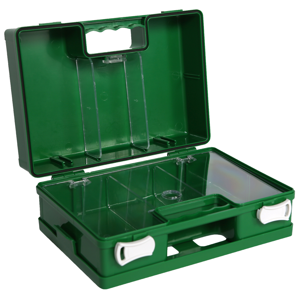 Medium Green Waterproof First Aid Kit - Compact Emergency Medical Supply Box for Hiking, Camping & Travel | First Responder Essentials