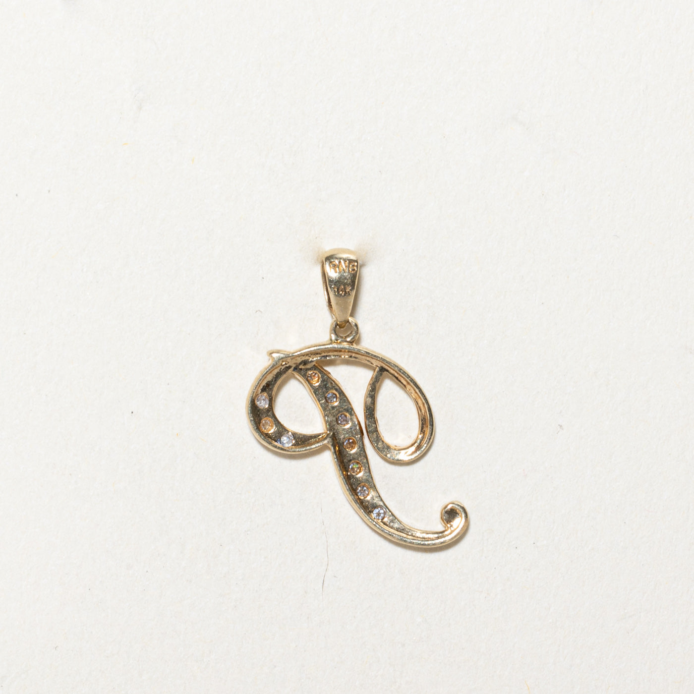 Diamond 'P' Initial Pendant Necklace - 0.05 Carat TW | Elegant Personalized Jewelry Gift for Women, Perfect for Birthdays, Anniversaries & Special Occasions