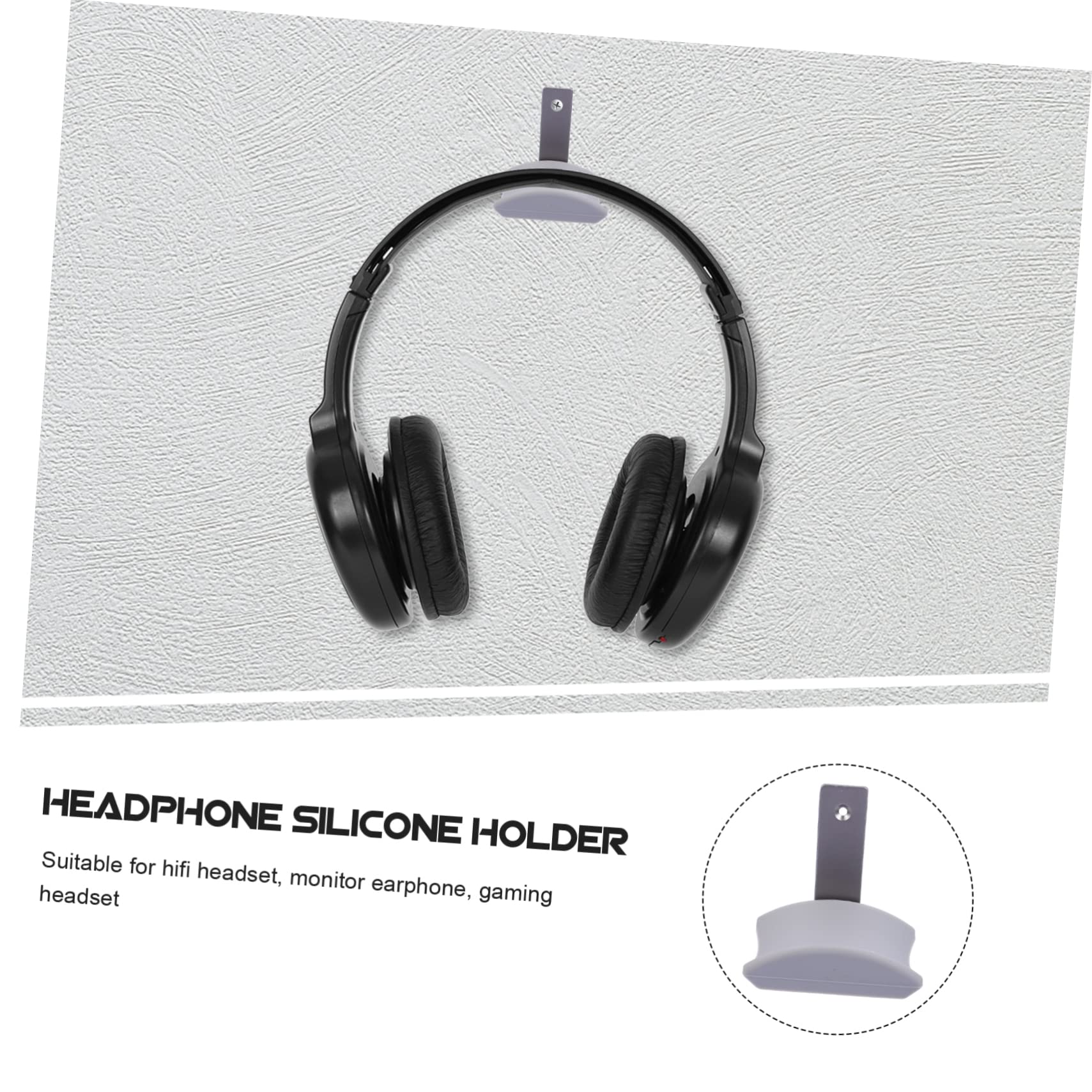 Premium Aluminum Alloy Headphone Stand - Wall Mount & Desk Clamp Holder for Gaming Headsets, Office & Home Use - Pink Headset Organizer (Space Saving & Durable) - Perfect for Workstations, Gaming Setups & Home Offices
