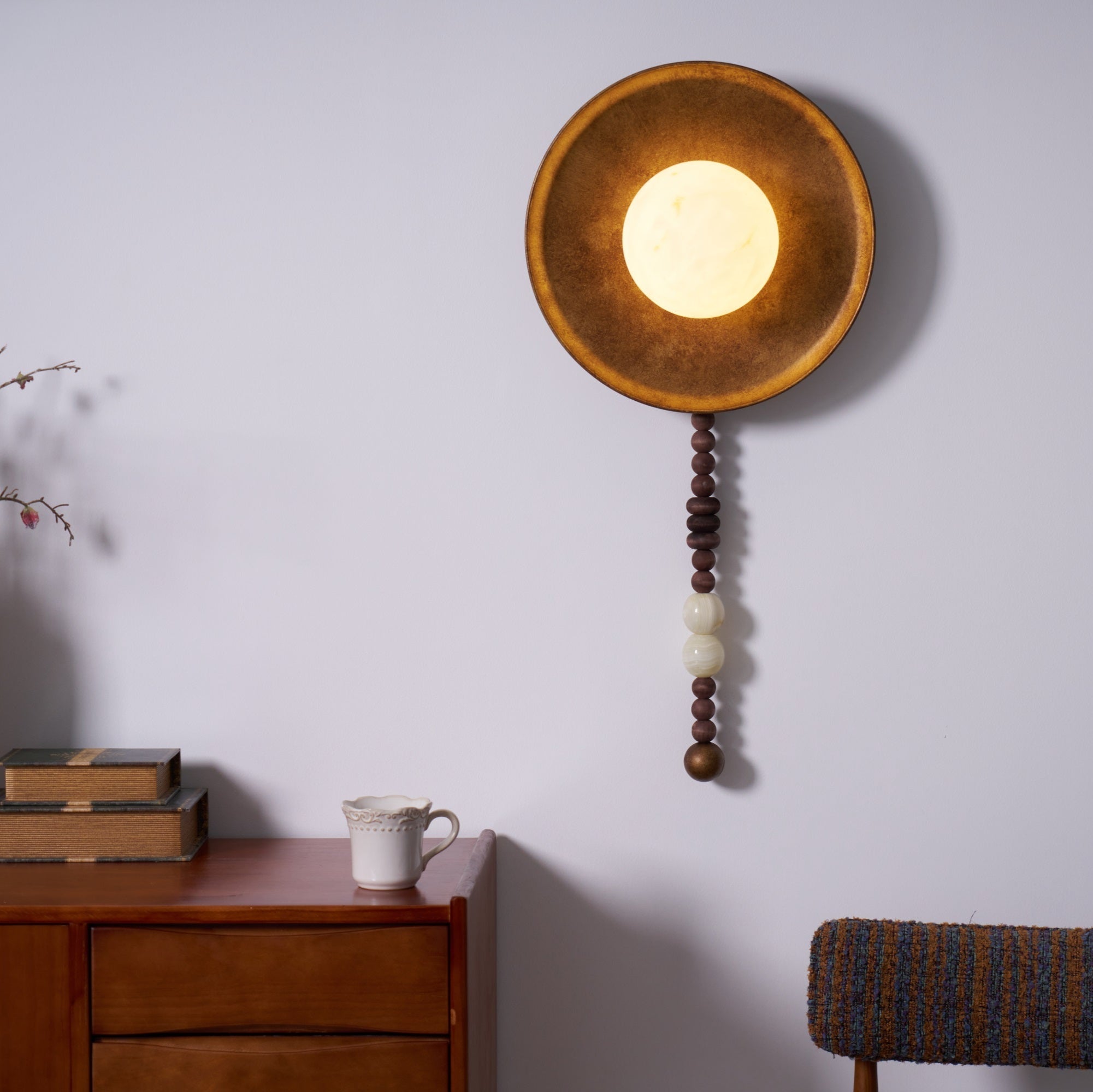 Eldertide Modern Wall Light - Sleek Indoor/Outdoor Sconce for Living Room, Bedroom, or Patio - Energy Efficient LED Lighting Fixture for Home Decor