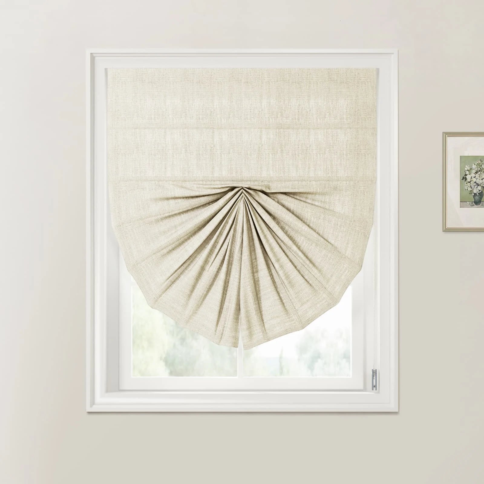 Custom Roman Shades with Cord Lift - Blackout Window Blinds for Bedroom & Living Room - Elegant Home Decor & Light Control Solution