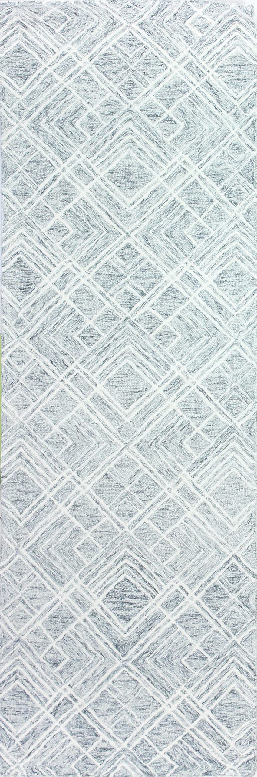 Bashian Collection 5’ x 7.6’ Silver Luxury Hand-Tufted Wool Area Rug - Soft Living Room Carpet, Entryway Runner, Bedroom Decor - Perfect for Modern Home & Office Spaces