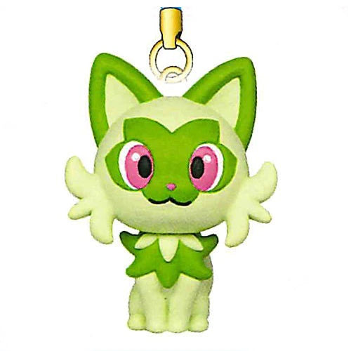 Pokemon New Journey Keychain - 1 Inch Takara Tomy Netsuke Strap Mascot for Backpacks, Bags & Keyrings | Official Pokemon Merchandise