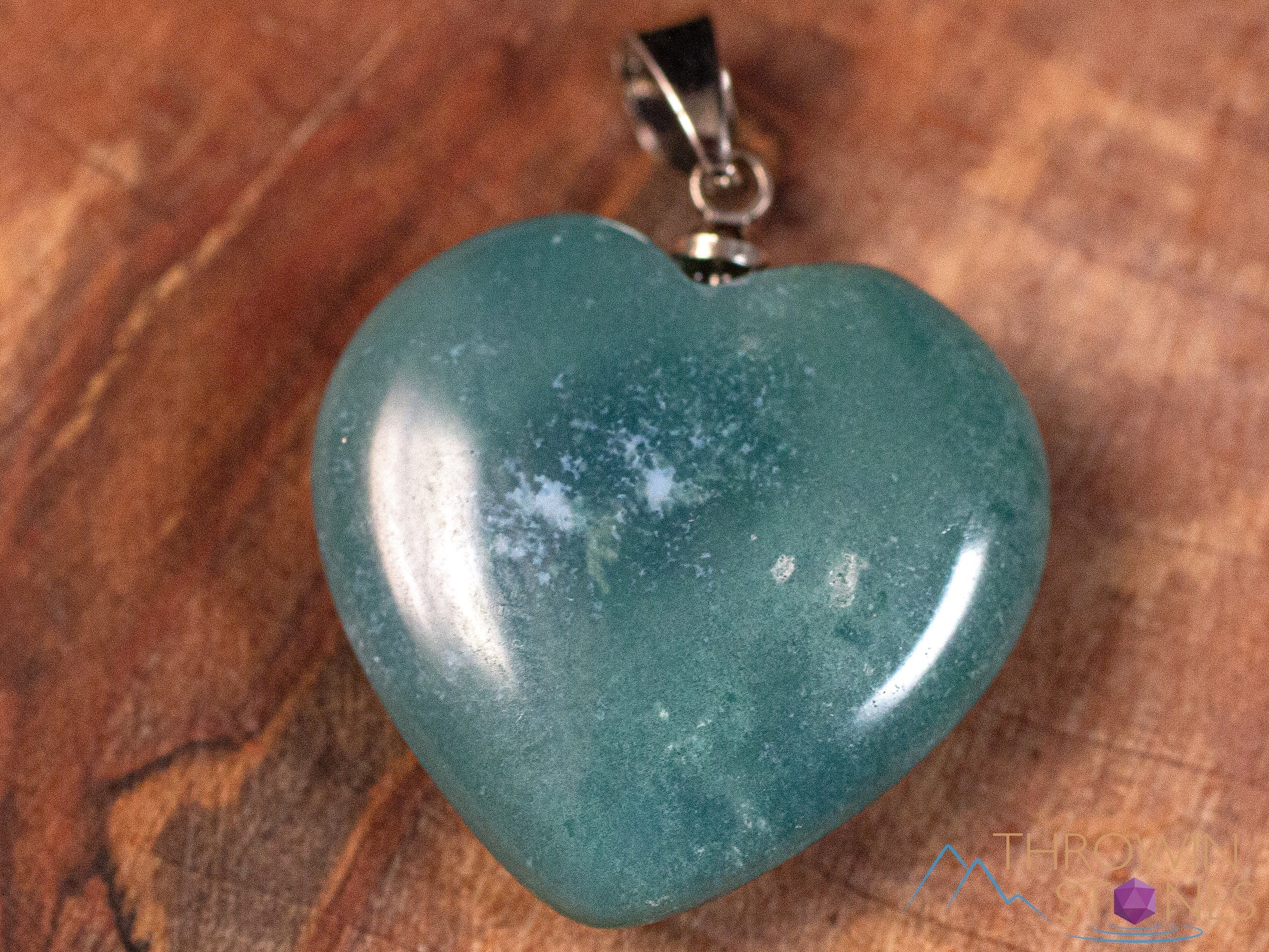 Green Jasper Crystal Heart Pendant Necklace - Handmade Healing Stone Jewelry for Women & Men | Spiritual Gift, Chakra Balancing, Meditation & Energy Healing Accessory