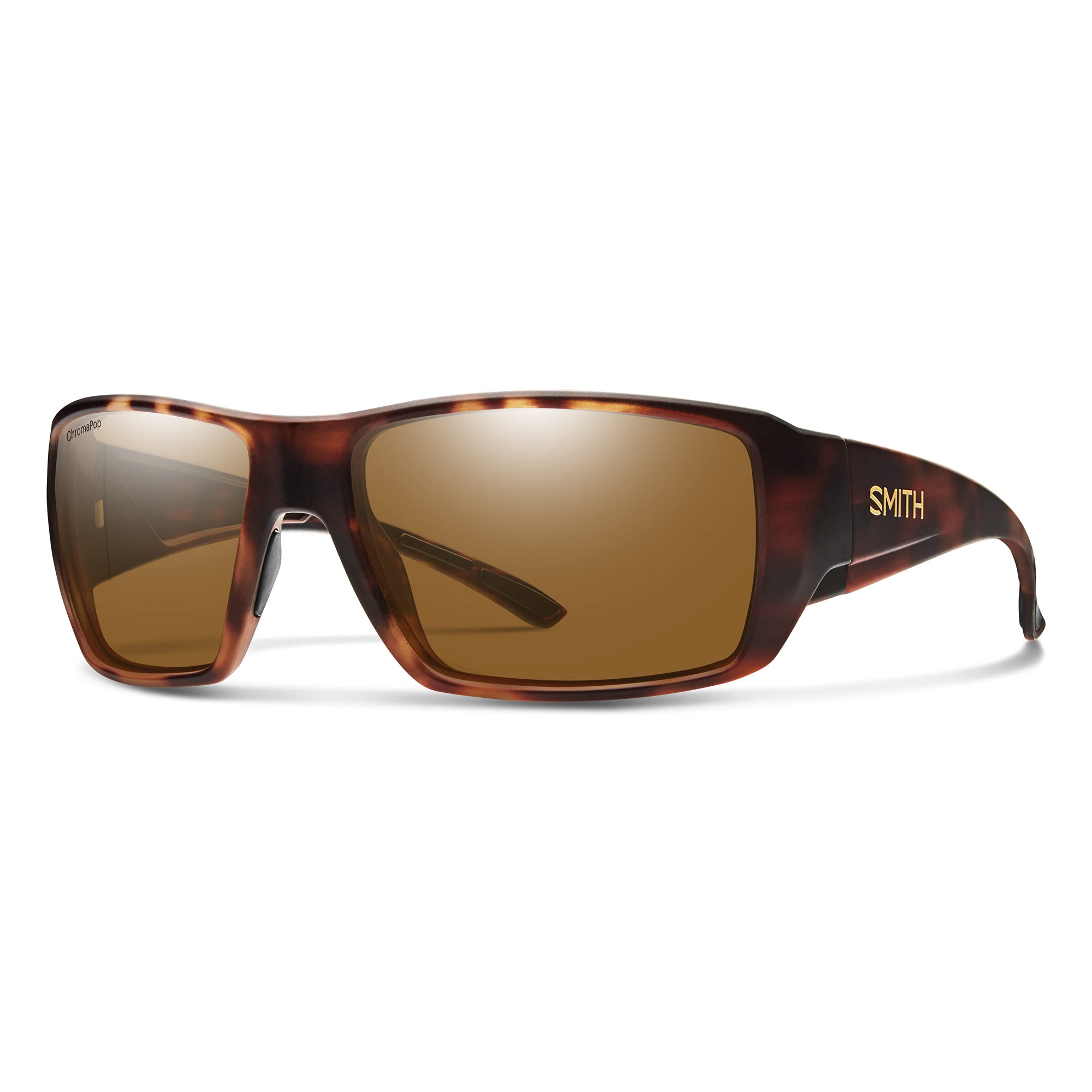 Smith Guide’s Choice XL Sunglasses – Polarized Sports Sunglasses for Men & Women – Extra Large Matte Havana Frame with Brown ChromaPop Lenses – Perfect for Biking, Fishing, Running & Outdoor Activities