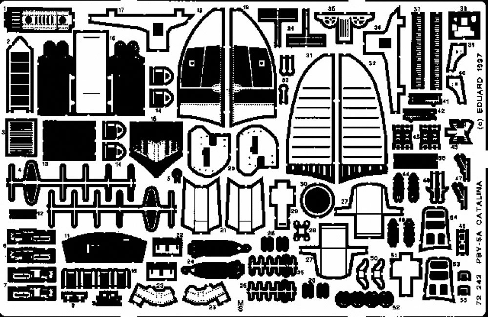 Eduard 72242 1/48 Scale PBY-5A Catalina Model Aircraft Building Accessories Kit - Perfect for WWII Plane Model Enthusiasts & Scale Aircraft Collectors