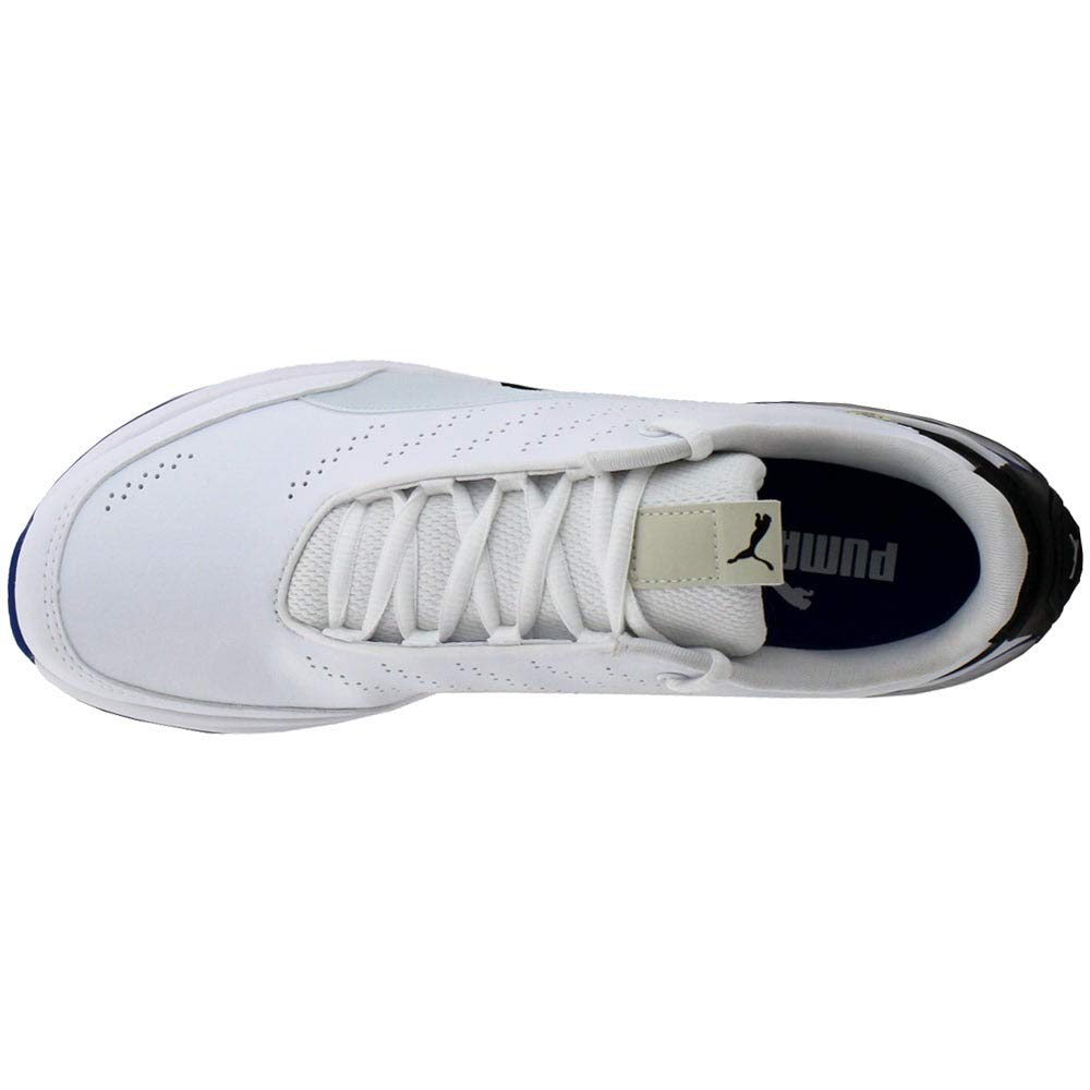 PUMA Men's Scuderia Ferrari Kart Cat X Sneakers - Black & White Casual Shoes Size 7.5 D - Perfect for Racing Enthusiasts & Everyday Wear