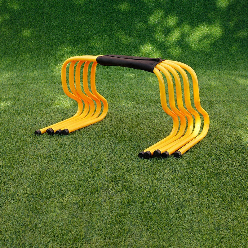 Agility Training Equipment Set - Soccer Hurdles, Football Storage Carrier & Cloth Wrapper for Sports Practice | Perfect for Football Drills, Soccer Training & Field Exercises