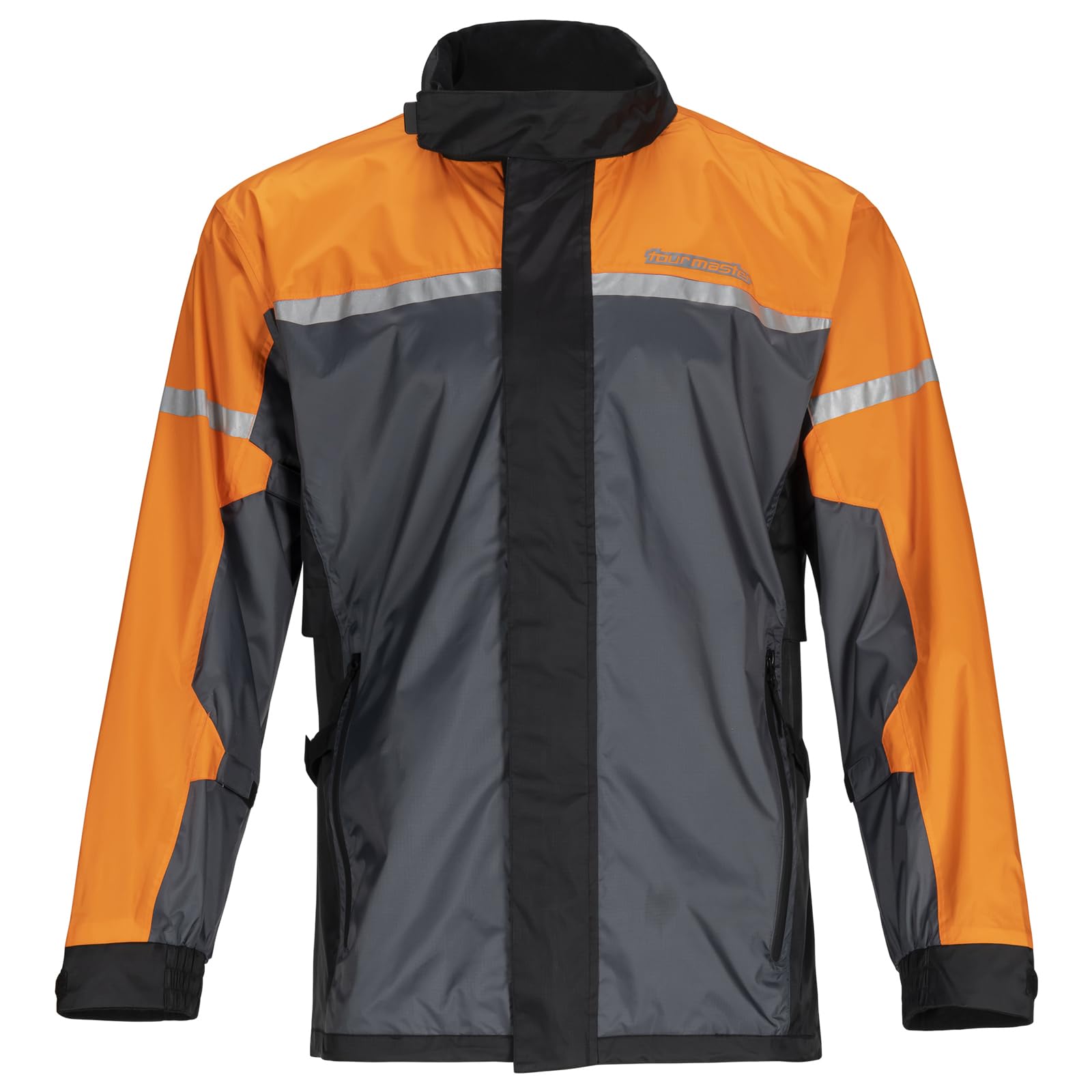 Tourmaster Sentry Rain Jacket - Waterproof Motorcycle Jacket for Men & Women - Windproof & Breathable Riding Gear for Commuting & Adventure (Ideal for Rainy Weather & Long Rides)