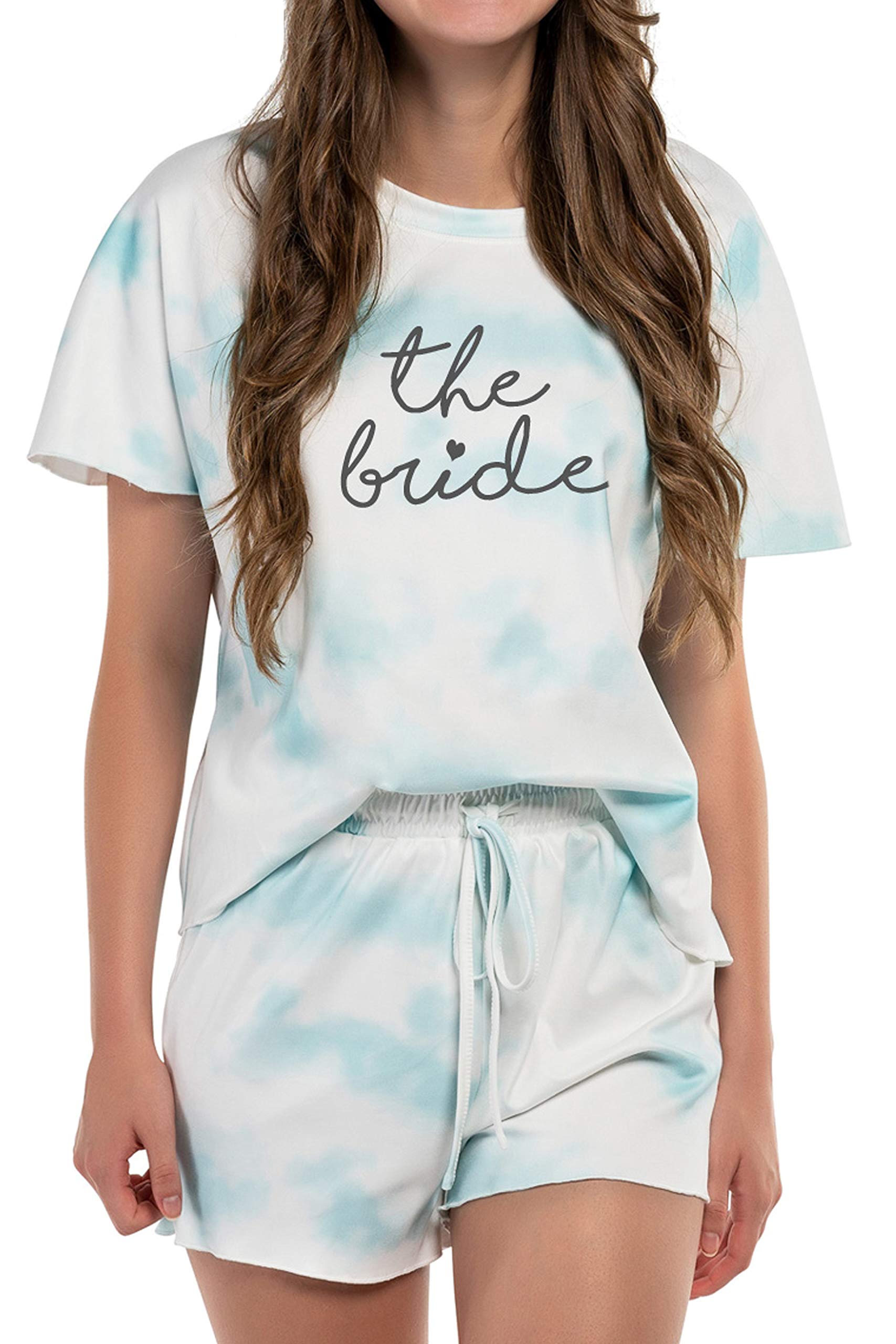 Bride Pajama Set for Wedding Day - Comfortable Bridal Pajamas & Lounge Wear - Perfect for Getting Ready, Honeymoon & Bridal Shower