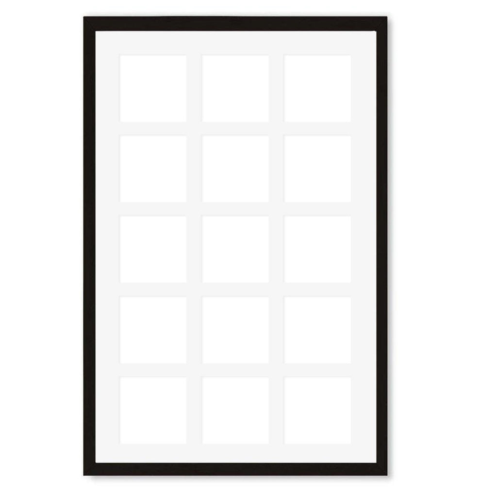 Multi Aperture Photo Frame Collage 64x40 cm - Wall Display for Family Photos, Wedding Pictures & Memories - Perfect for Living Room, Bedroom Decor