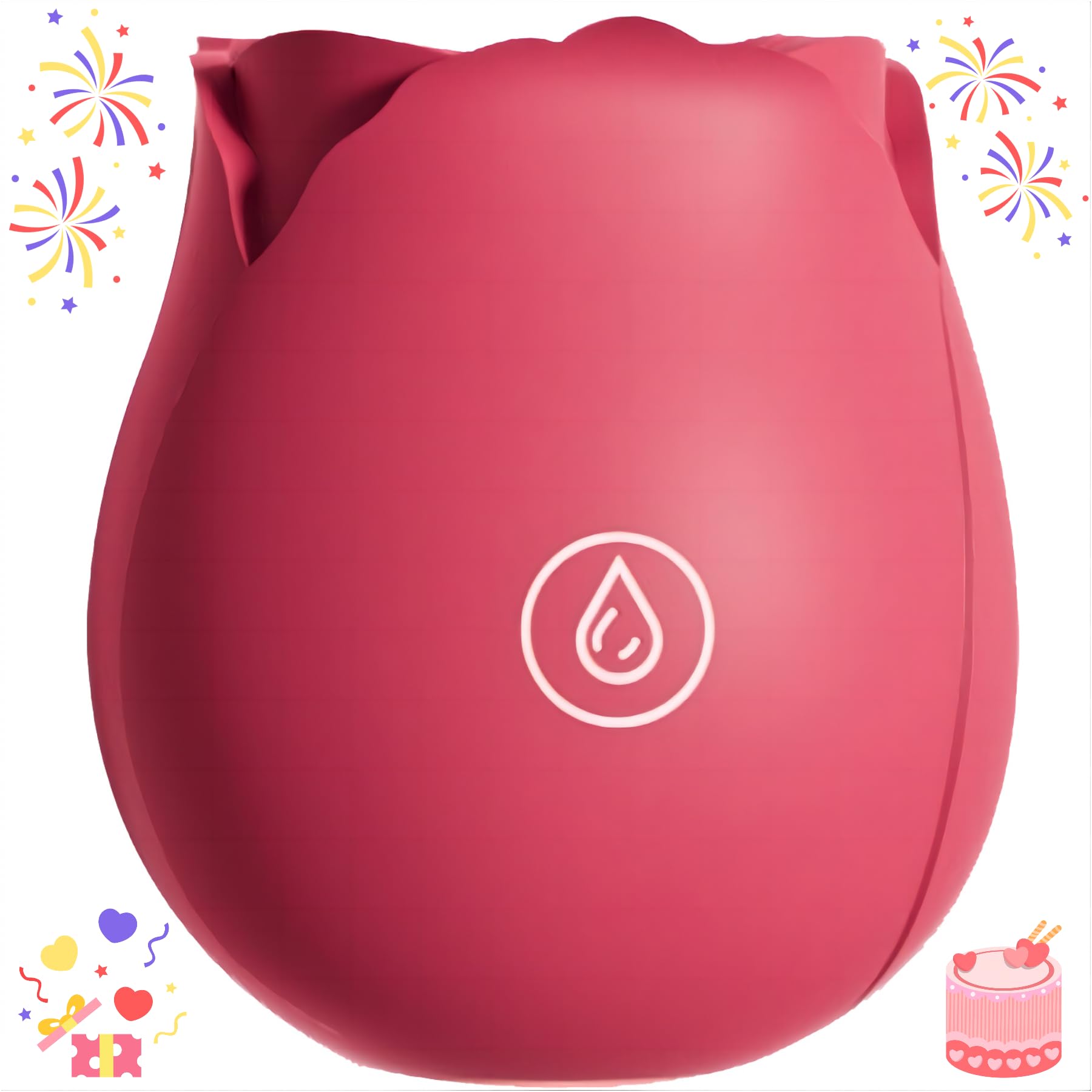 Premium Rose Vibrator for Women - 10 Quiet & Powerful Modes, Waterproof Rechargeable Clitoral Stimulator | Romantic Gift for Her, Couples Play, Solo Pleasure & Sensual Exploration