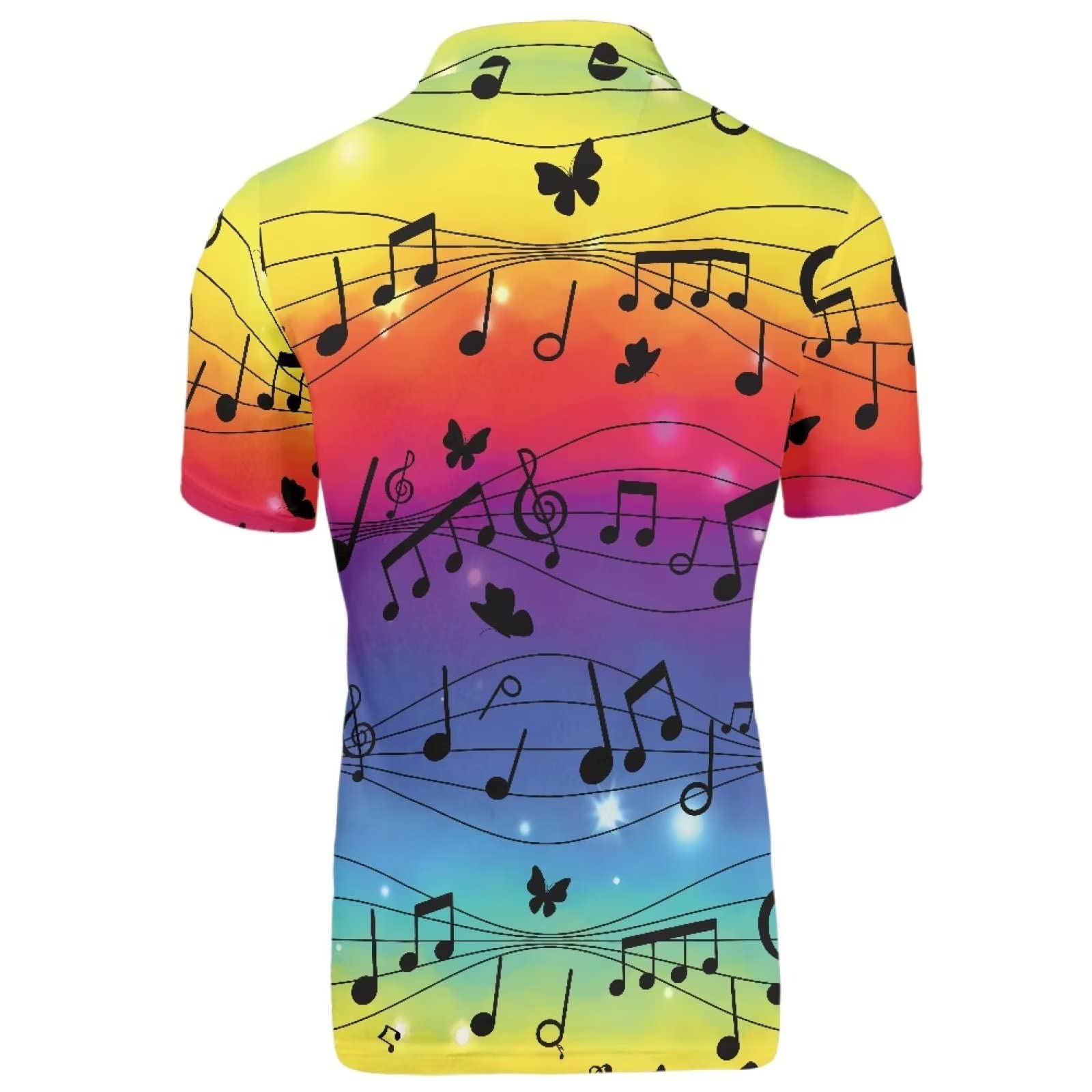 HUGS IDEA Men's Hawaiian Short Sleeve Pique Polo Shirt - Breathable Summer Casual Tee for Beach, Vacation & Outdoor Activities