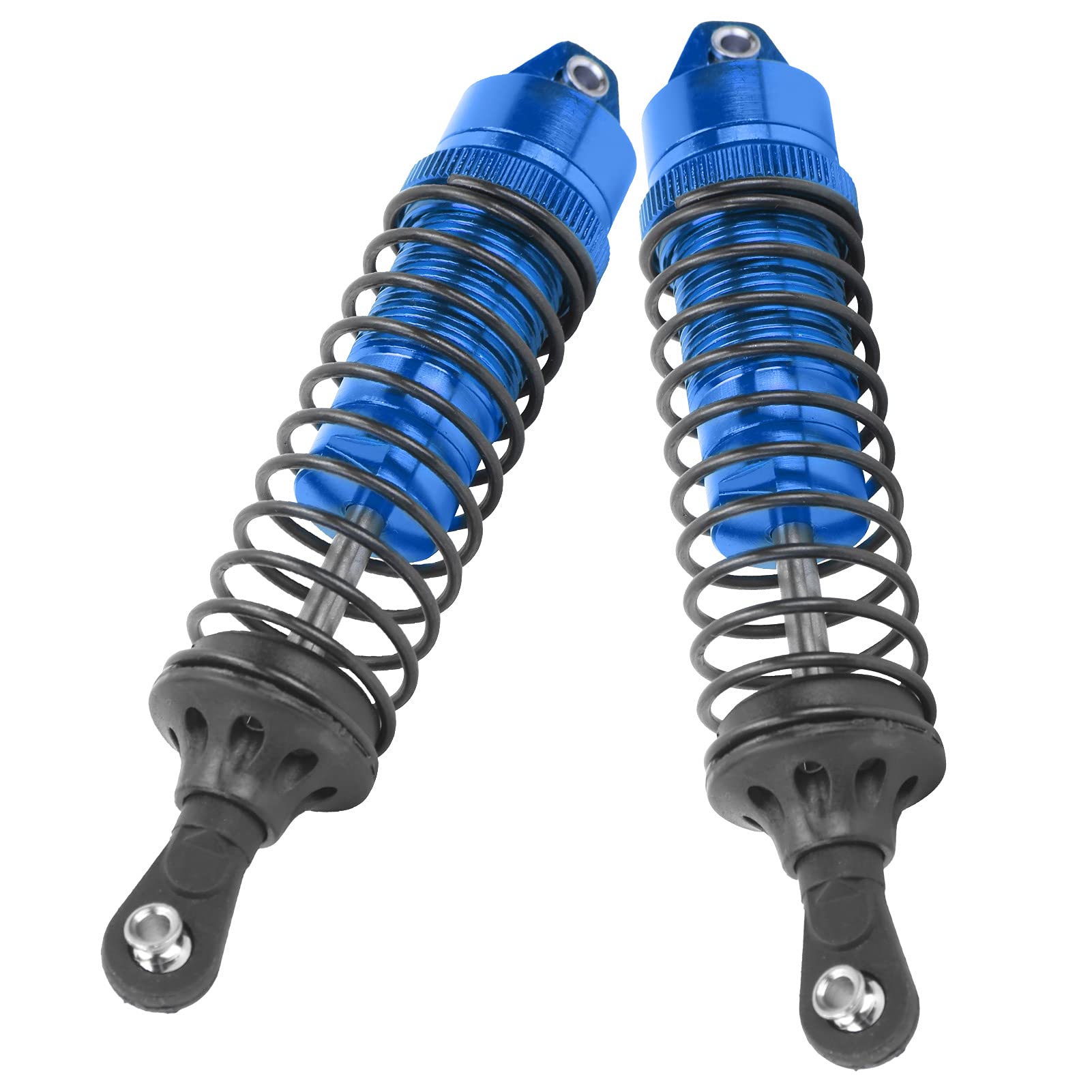 Upgraded 115mm Metal RC Shock Absorber with Ball Head Screws - Durable Replacement Part for 2WD Remote Control Cars (Blue) - Perfect for Off-Road Racing & RC Car Performance Enhancement