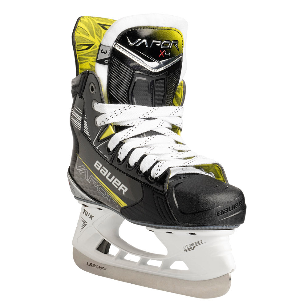 Bauer Vapor X4 Junior Ice Hockey Skates - Youth Hockey Skates for Boys & Girls - Lightweight Performance Skates for Ice Rink & Hockey Practice