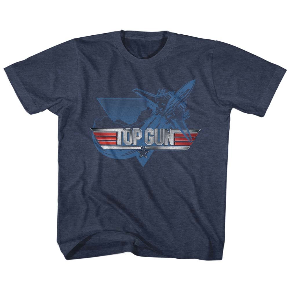 Vintage Top Gun 1986 Military Fighter Jet Blue Action Movie T-Shirt for Men - Cool Retro 80s Style Tee for Aviation Fans & Movie Lovers