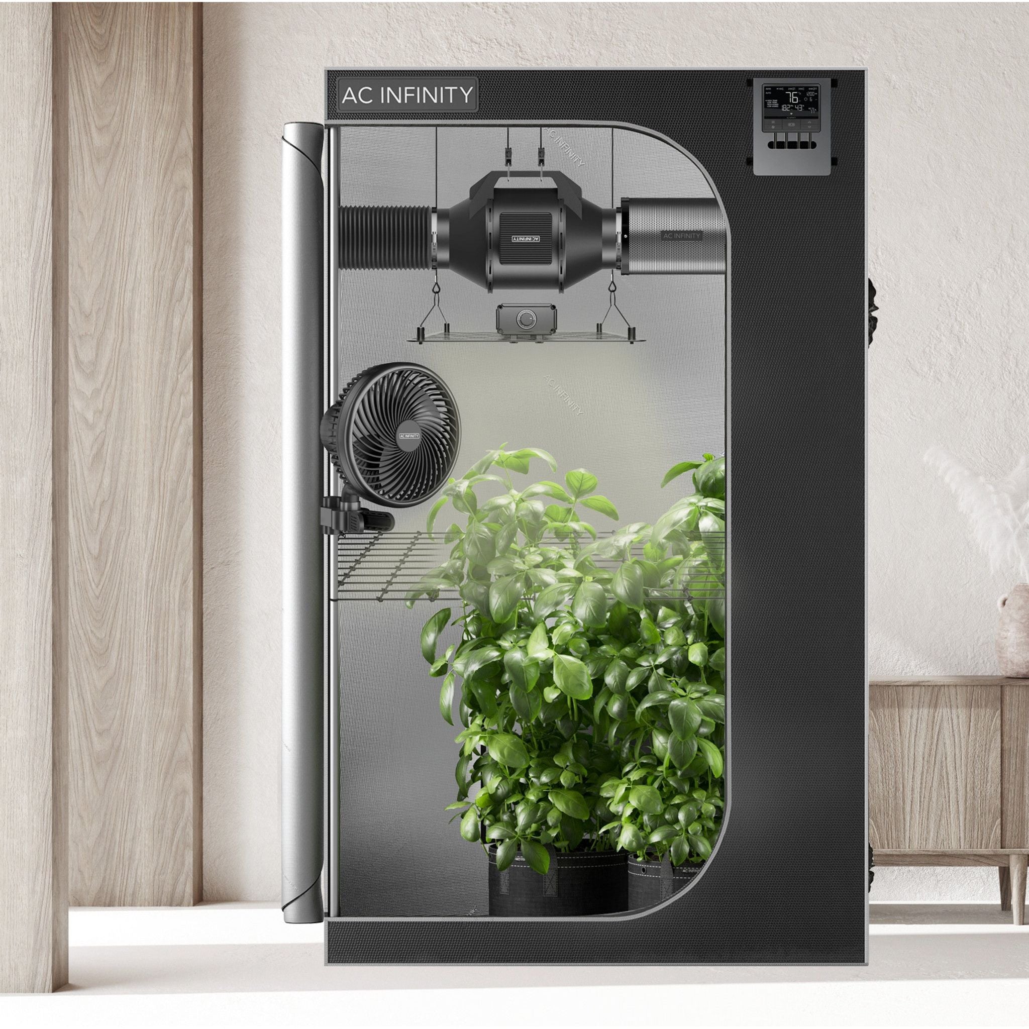 AC Infinity 2x2 Grow Tent Kit with Advanced Ventilation System - Perfect for Indoor Hydroponics & Home Gardening