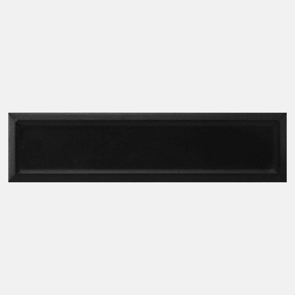 Metro Black Frame 68x280 Matt Subway Tile - Premium Ceramic Wall Tiles for Kitchen Backsplash, Bathroom & Shower Renovation