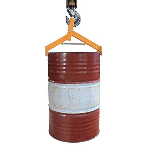 Heavy Duty 30 Gallon Drum Lifter - 1000 lb Capacity for Industrial & Warehouse Use - Perfect for Chemical, Oil & Paint Drums