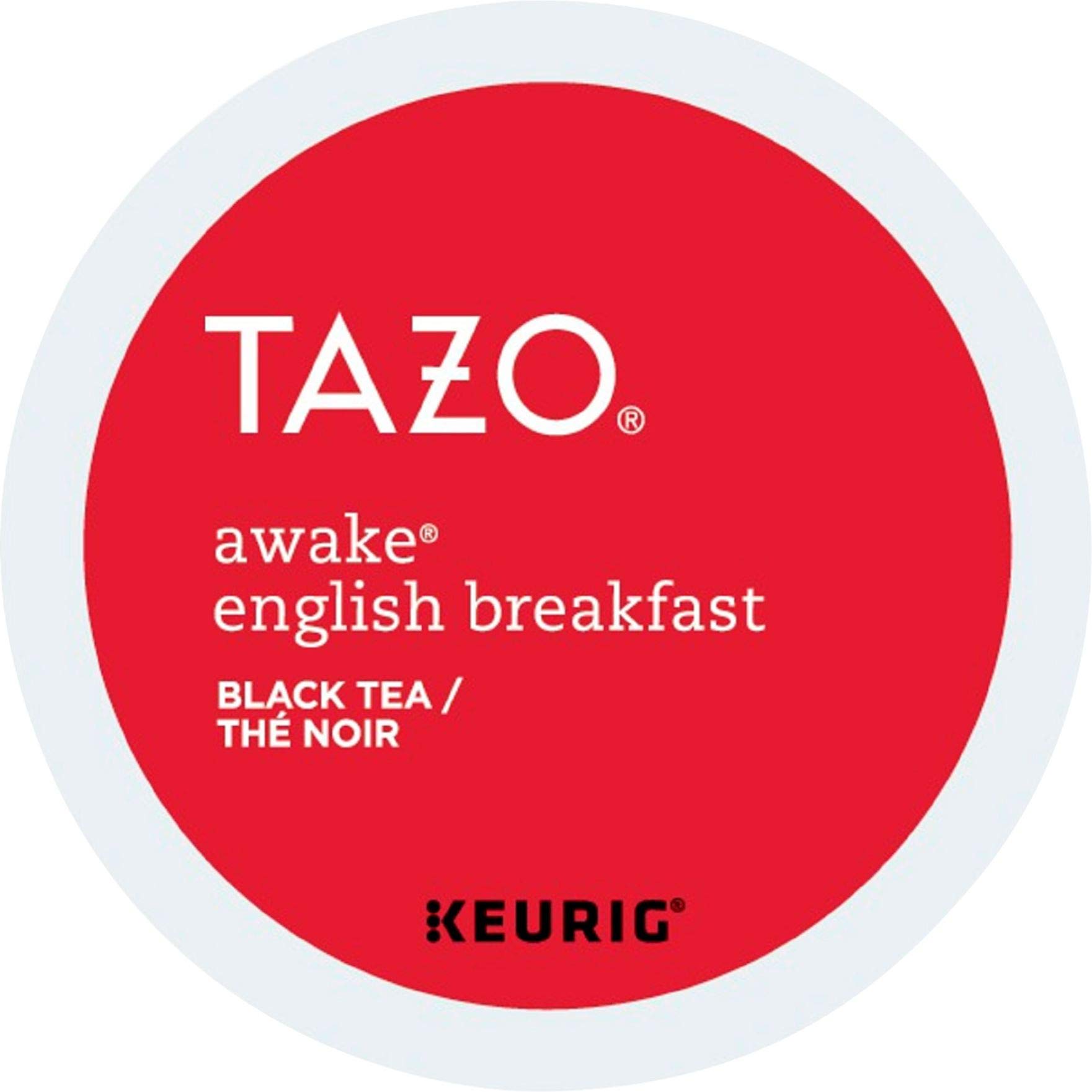 Tazo Awake English Breakfast Black Tea K-Cups - 96 Count Box | Premium Bold Breakfast Tea for Keurig Brewers | Perfect for Morning Energy Boost & Office Coffee Breaks