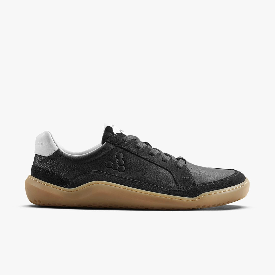 Vivobarefoot Men's Gobi II Leather Sneakers - Premium Barefoot Shoes for Men | Comfortable Minimalist Walking & Travel Shoes for Outdoor Activities