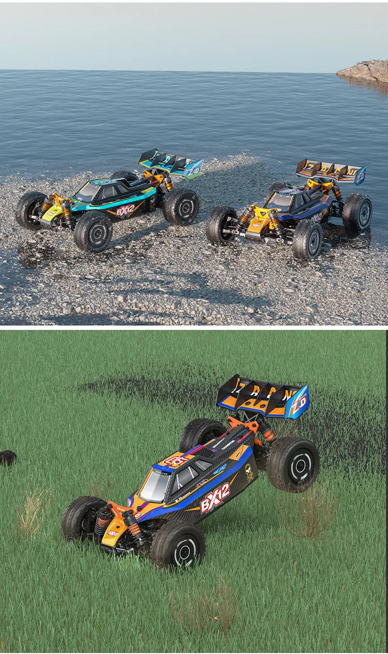 **ZD Racing BX 12 1/12 Scale 4WD RC Car - 70km/h High Speed, 3S Brushless Motor, 2.4G RTR, Oil-Filled Shocks - Off-Road Racing Truck for Adults & Kids (Perfect for Backyard, Park & Track Racing)**