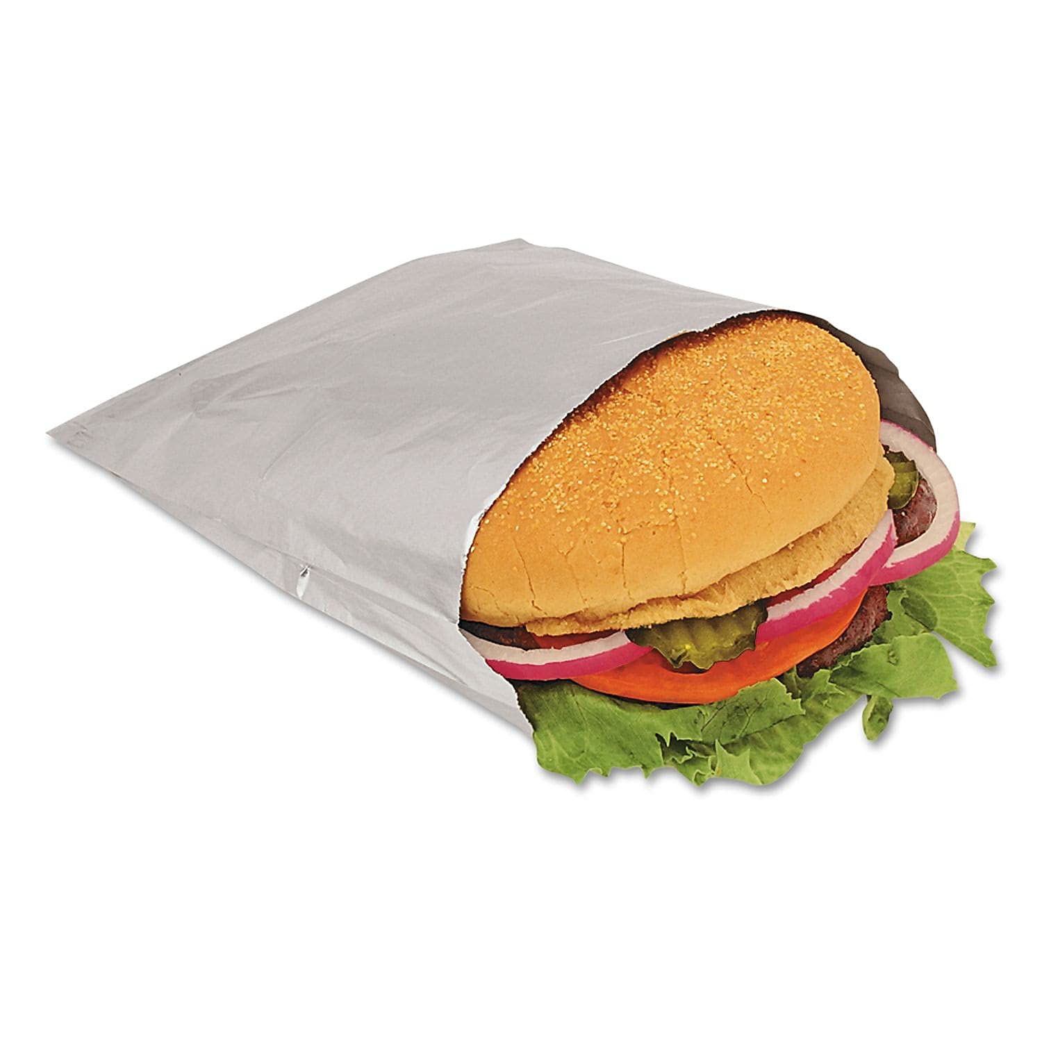 Bagcraft 300533 Silver Foil Sandwich Bags 6
