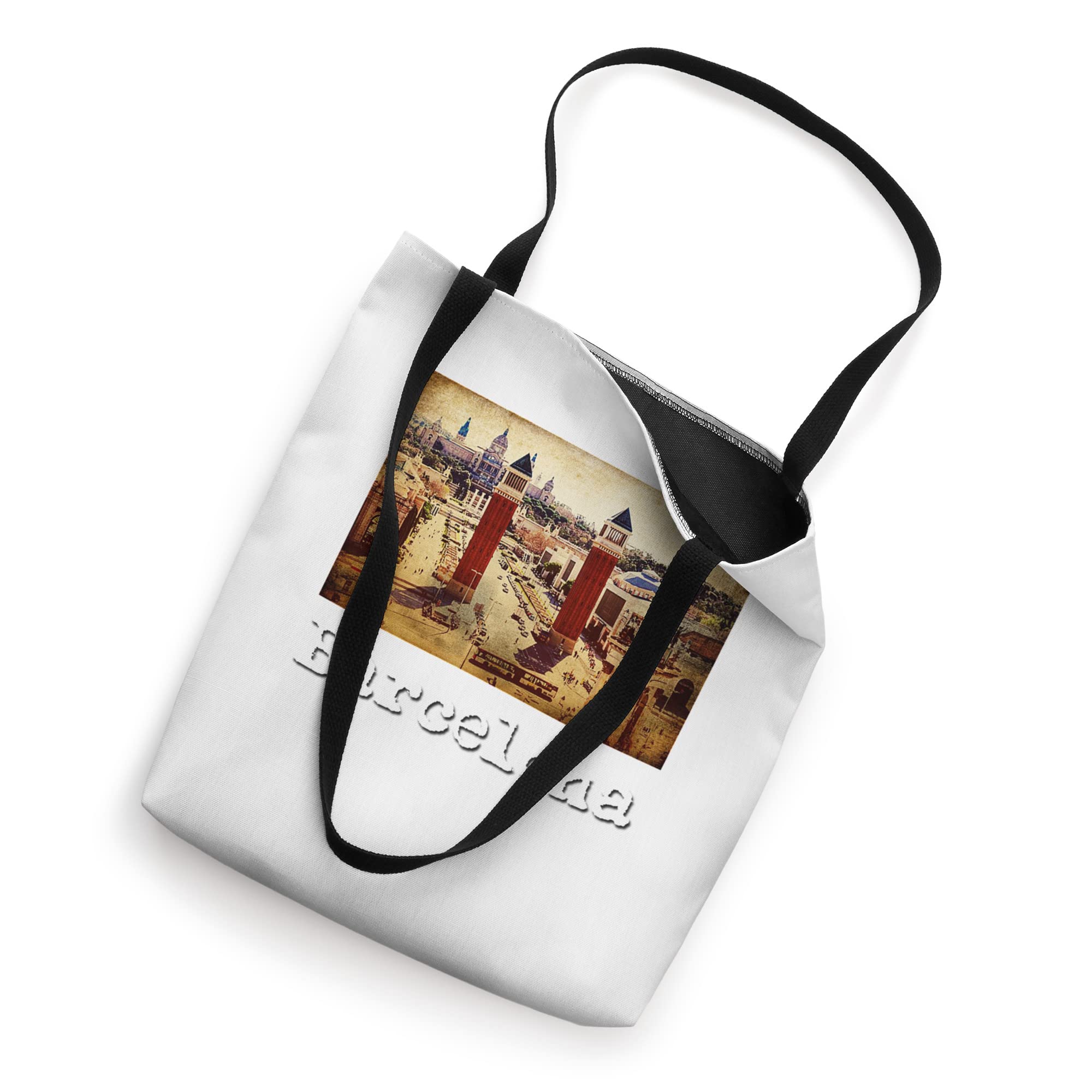 Stylish Barcelona Spain Tote Bag - Durable Canvas Shopping Bag with Unique Spanish Design - Perfect for Travel, Beach, Grocery Shopping & Daily Use