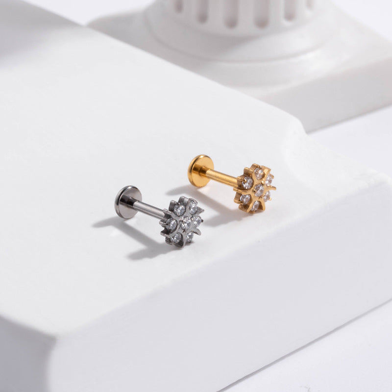 16G Titanium Cartilage Earrings - Crown, Sword & Conch Ear Cuff Set | Hypoallergenic Body Jewelry for Women | Perfect for Piercing, Daily Wear & Special Occasions