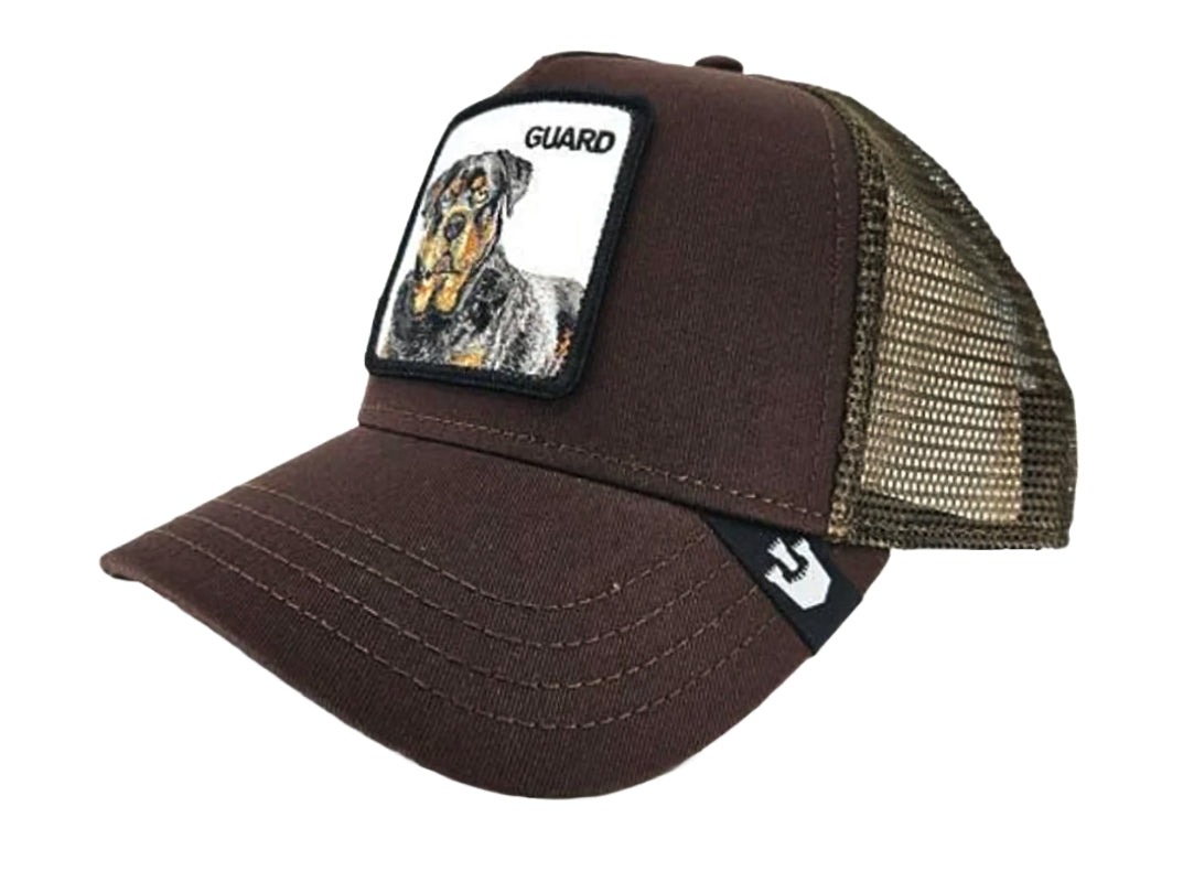 Goorin 'The Guard Dog' Brown Trucker Style Baseball Cap - Stylish & Comfortable for Outdoor Activities, Sports & Casual Wear