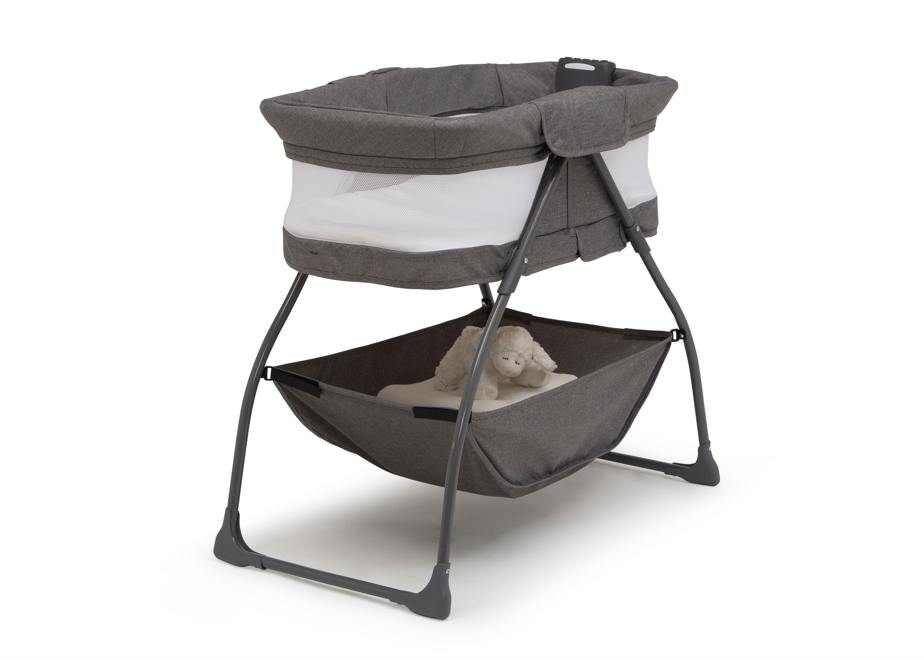 TravelMate Compact Fold Bassinet - Portable Baby Crib for Travel & Home Use | Lightweight, Easy Setup | Perfect for Nursery, Bedroom & On-the-Go Parenting
