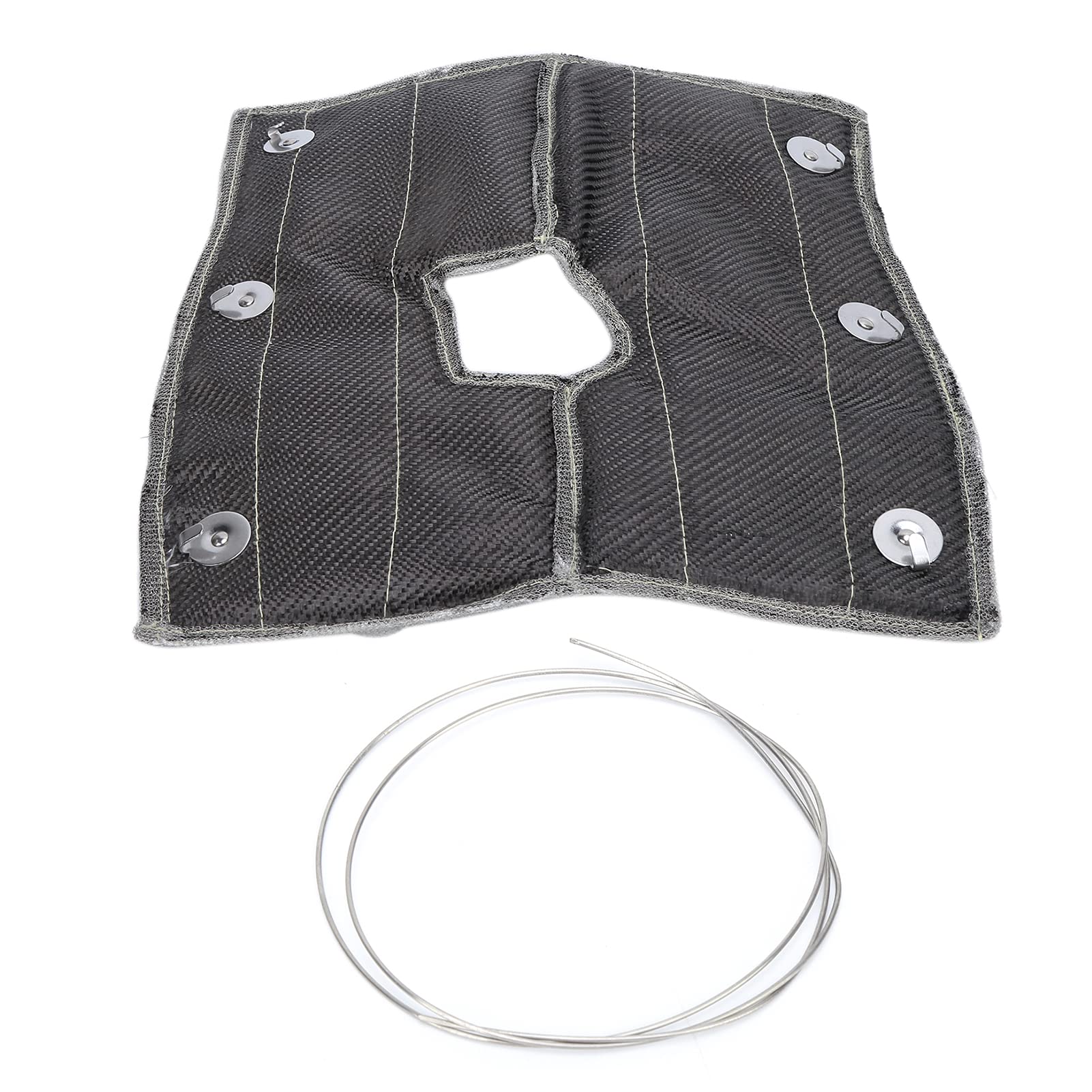 Carbon Fiber Turbo Heat Shield - 1PC Intercooled Turbocharger Blanket for Greddy T518 - High-Temp Insulation Cover for Air Inlet - Improves Performance & Protects Engine Components - Perfect for Racing, Track Days & High-Performance Vehicles