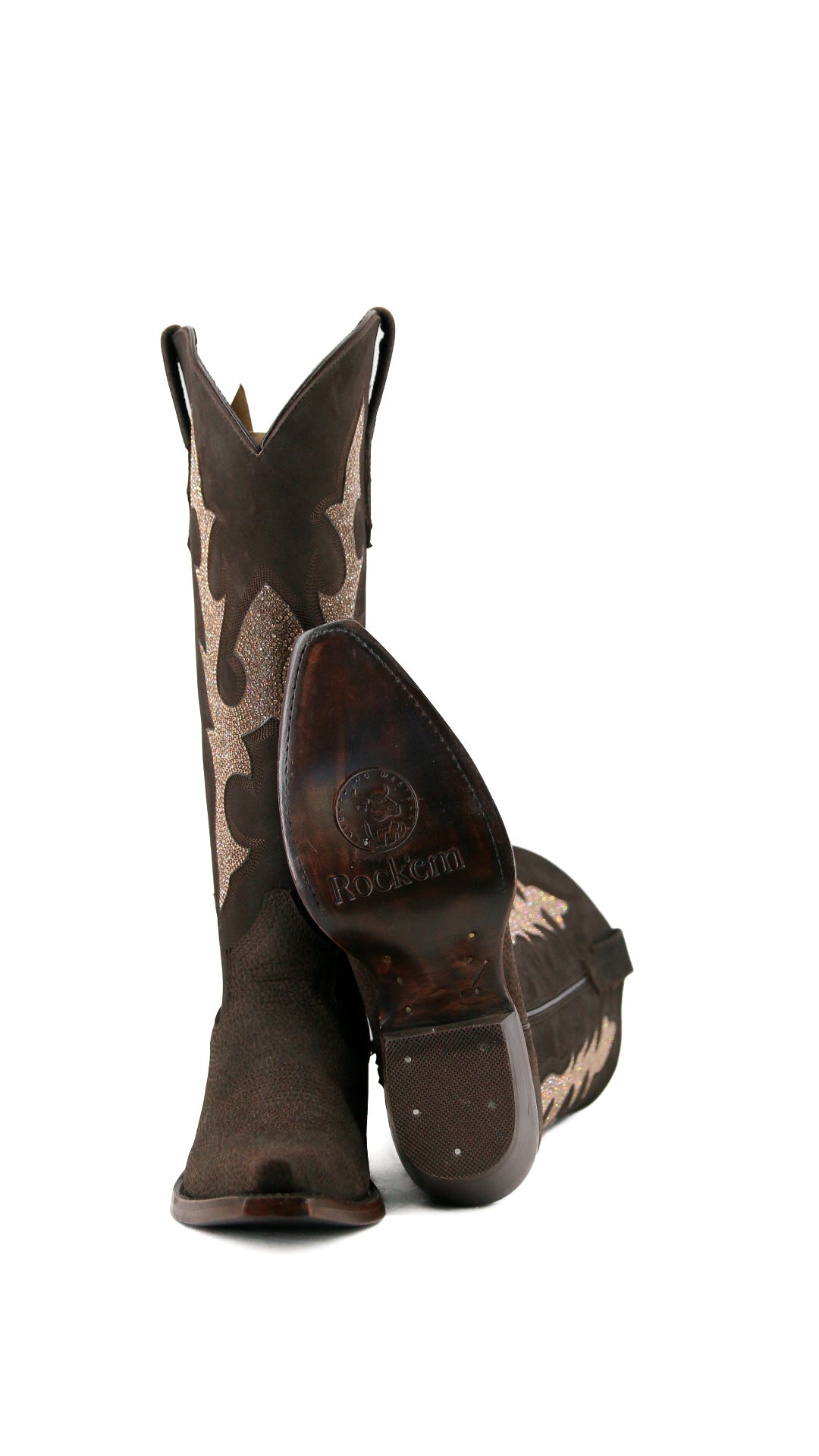 Makayla Midi Wide Calf Snip Toe Cowgirl Boots for Women - Comfortable Western Riding Boots for Country Dancing, Rodeo & Casual Wear