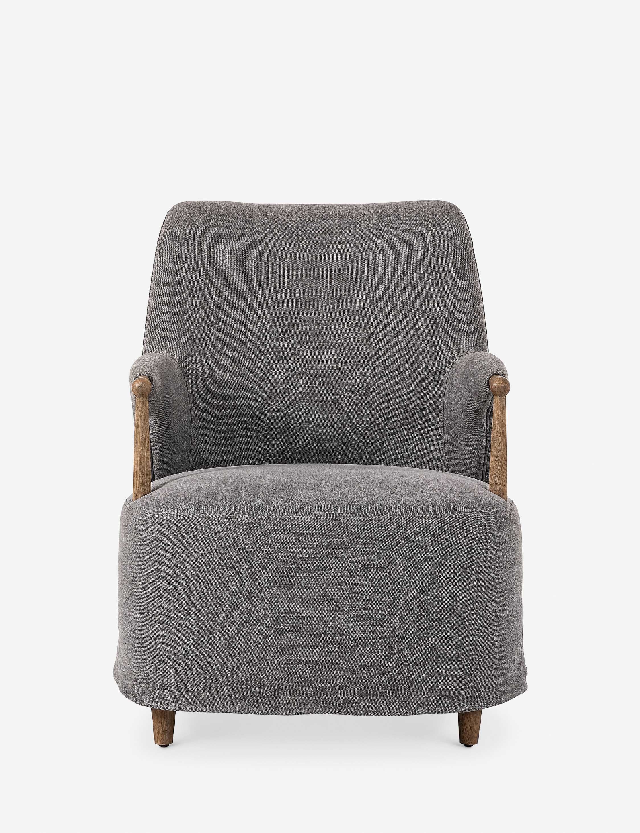 Brently Accent Chair by Amber Lewis x Four Hands - Modern Upholstered Lounge Chair for Living Room, Bedroom & Office - Stylish Home Decor Furniture for Comfortable Seating