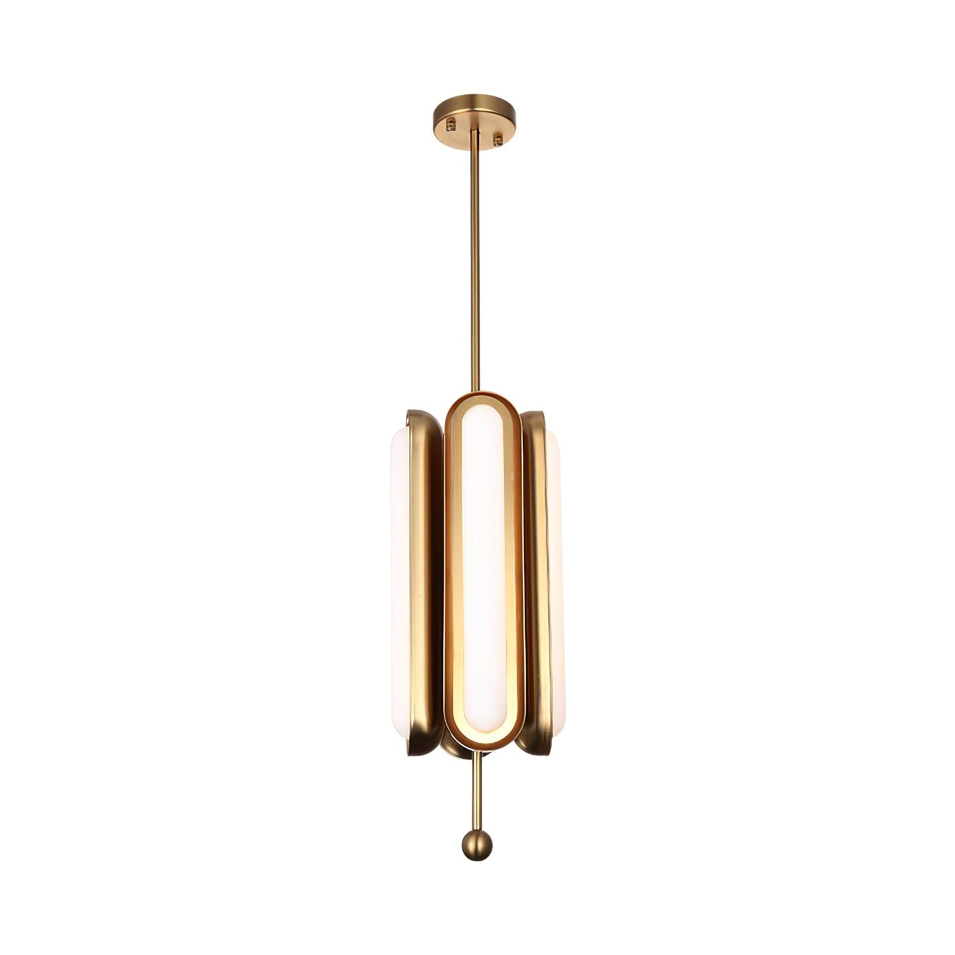 Modern Crystal Capsule Chandelier - Elegant Ceiling Light Fixture for Dining Room, Bedroom & Living Room Decor | Energy Efficient LED Lighting for Home & Office