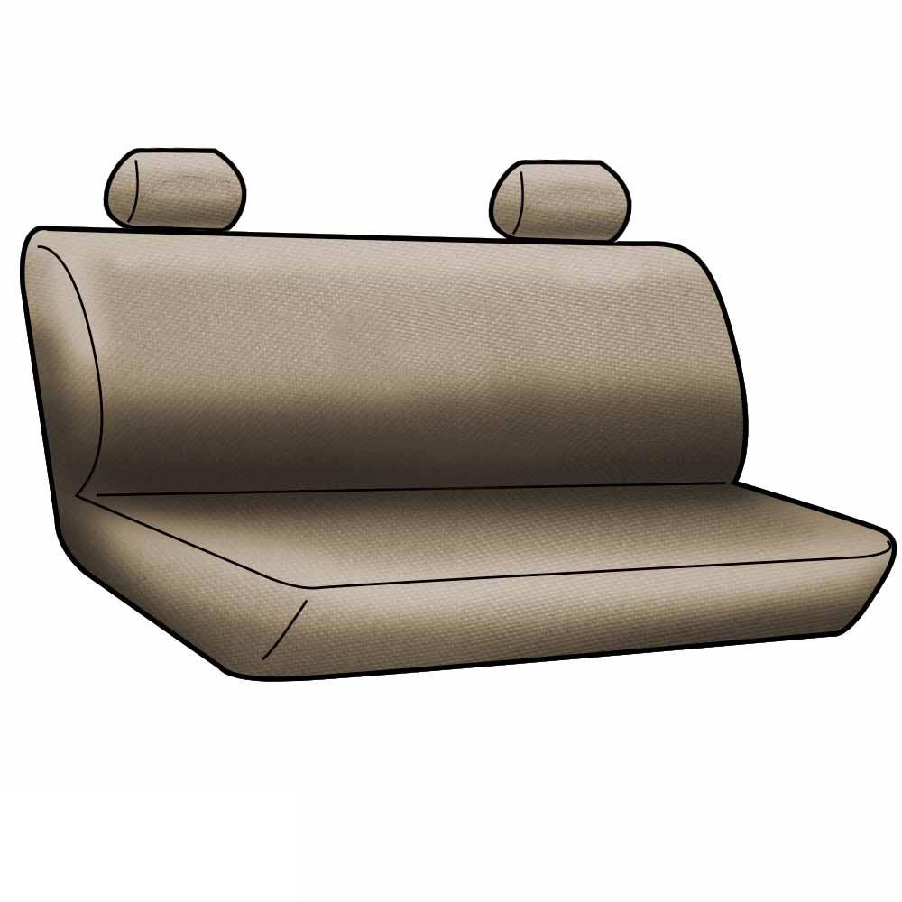 Coverking Custom Fit Rear Solid Bench Seat Cover for Dodge RAM 1500 (2019-2023) - Ballistic Black - Waterproof & Durable Truck Seat Protector for Work, Camping & Off-Road Adventures