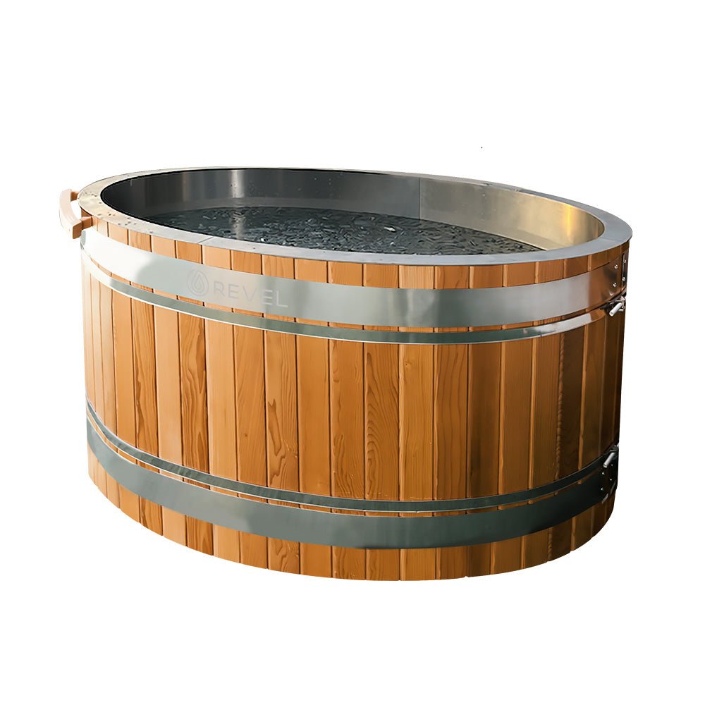 Premium Nordic Ice Bath Tub - Revel Recovery Glacier Solo for Cold Therapy & Muscle Recovery - Perfect for Athletes, Fitness Enthusiasts & Post-Workout Recovery