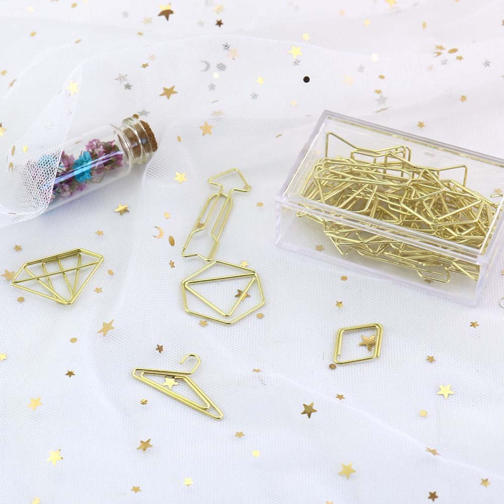 25 Pack Hanger-Shaped Binder Clips - Strong Metal Paper Clips for Office, School, Home Organization - Perfect for Files, Documents, Notebooks & Bulletin Boards