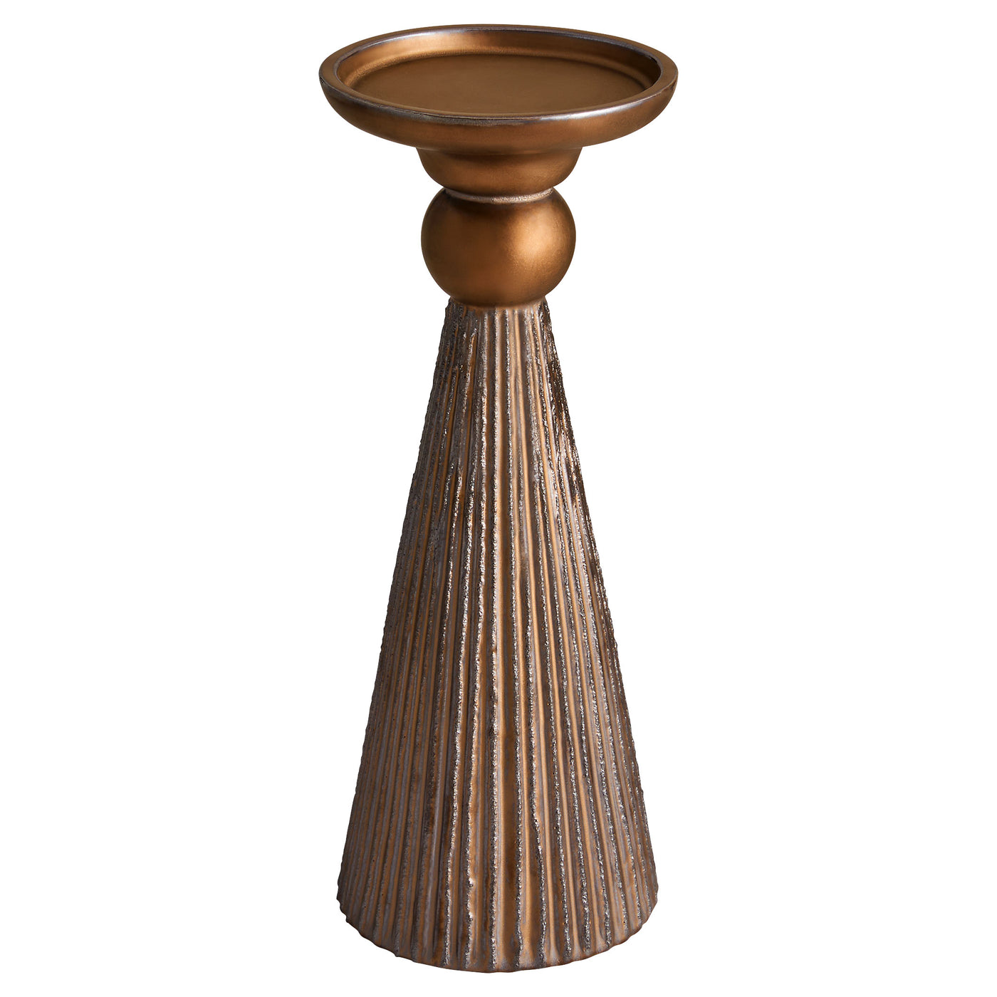 Cyan Design Starship 12182 Metallic Bronze Candle Holder - Elegant Home Decor for Dining Table, Wedding Centerpiece & Romantic Ambiance