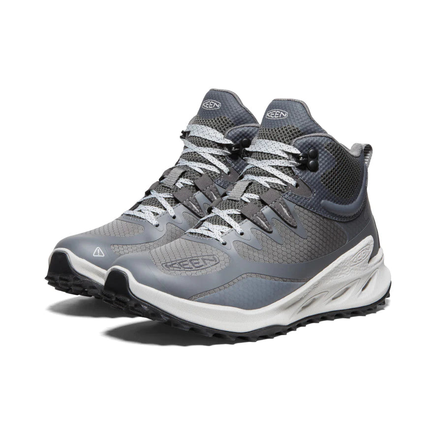 Zionic Mid WP Women's Waterproof Hiking Boots - Steel Grey/Magnet - Perfect for Outdoor Adventures, Trail Running & Winter Hiking