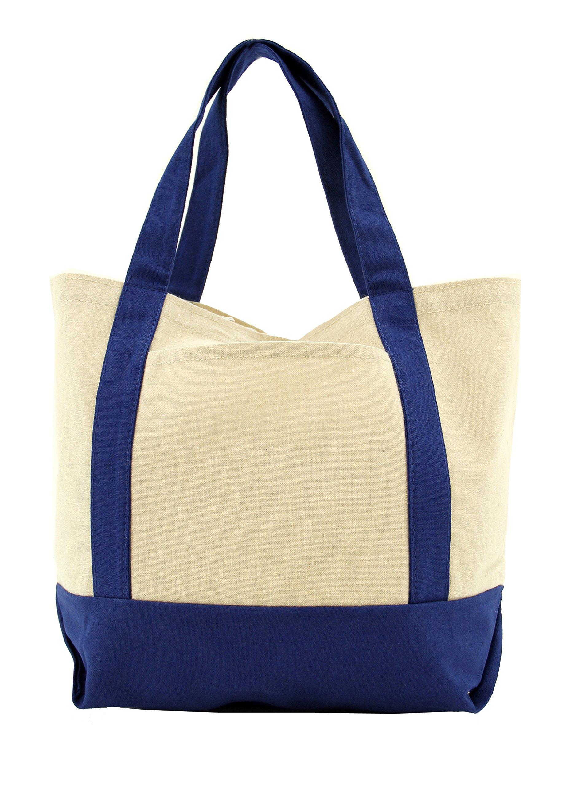 Mini Tote Bag 13.5x10.25x4.5 Inches - Grocery Shopping & Beach Essentials