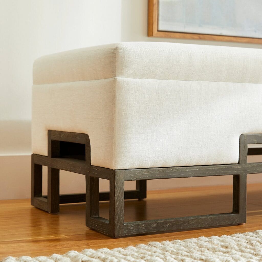 Cyan Design 11397 Vanora Bench - White Wooden Entryway Bench for Hallway, Living Room & Bedroom Decor