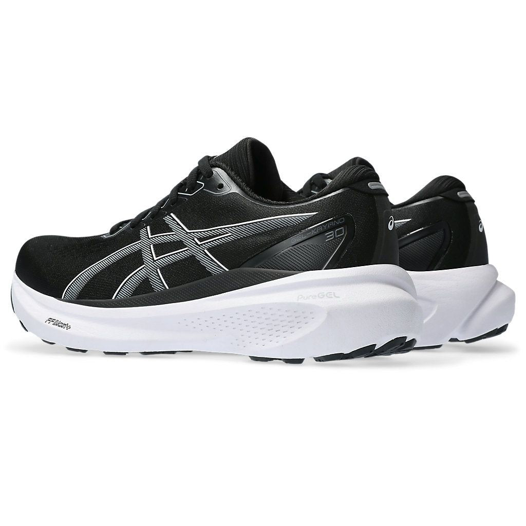 Asics Women's Gel Kayano 30 Running Shoes - Black Sheet Rock | Stability & Cushion for Long Distance Running | Perfect for Marathon Training & Road Running